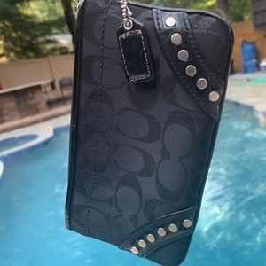 New Coach Classic Black Wristlet